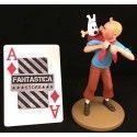 Tintin, y Milú Templo Escala 12 cm