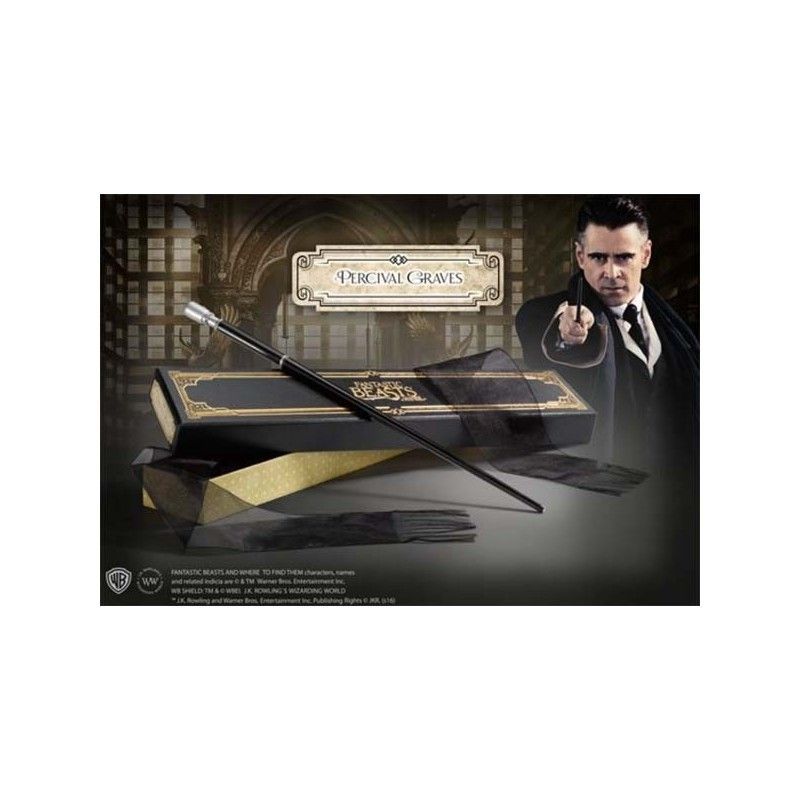 The Noble Collection – Penna E Segnalibro Di Percival Graves (Animali Fantastici) – 23 Cm