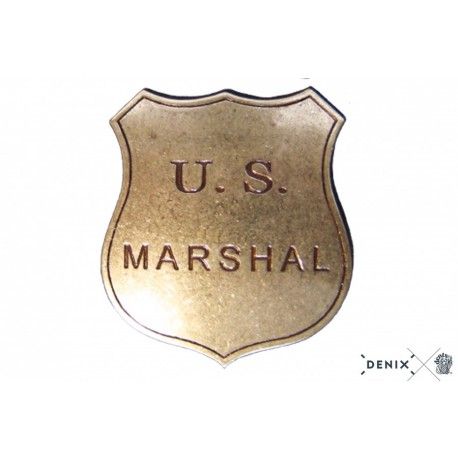 Oeste - Placa de U.S. Marshal