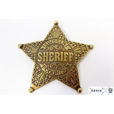 Oeste - Placa de Sheriff Lincoln County