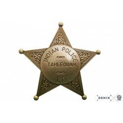 Oeste - Placa de la Policia India