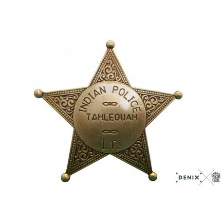 Oeste - Placa de la Policia India