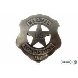 Oeste - Placa de Jefe de Policia