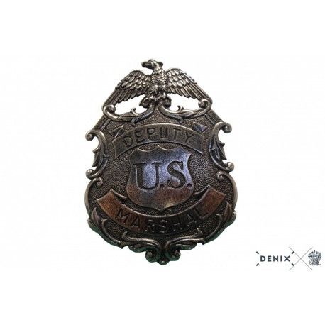 Oeste - Placa de Marshal con Aguila Gris