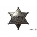 Oeste - Placa de Sheriff Grand County Gris