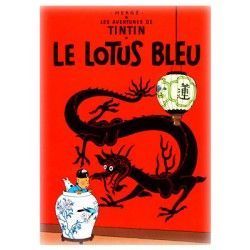 Poster Tintin El Loto Azul