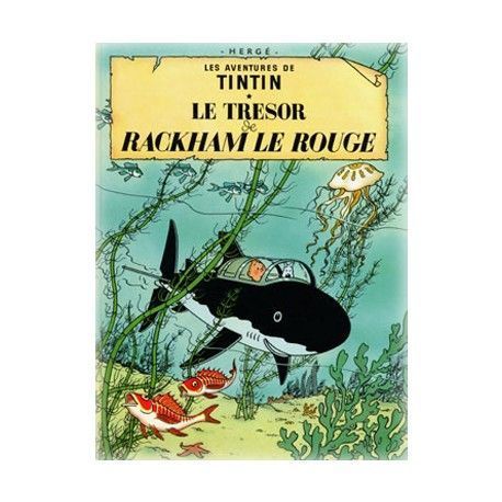 Poster Tintin El Tesoro de Rackham el Rojo