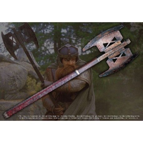 Hacha de Gimli, Replica 1:1 El señor de los Anillos