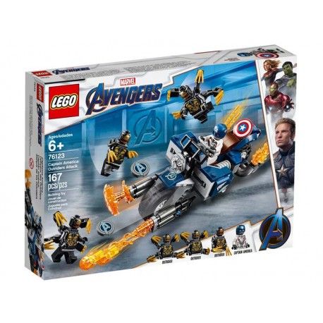 Captain America Outriders Attack 76123, LEGO Marvel